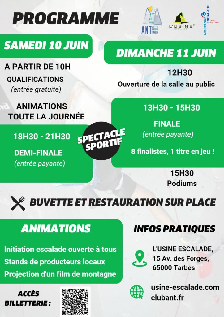 programme championnat de france